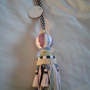 New! Hand-Painted Ceramic Curtain Tie-Back Tassel